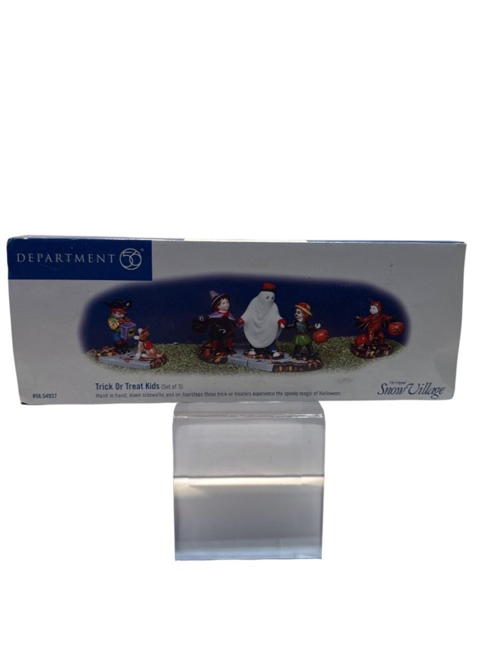 Department 56 Halloween Trick Or Treat Kids Figurines Snow Village Set Of 3
